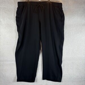 LOFT Plus Tapered Crepe Ankle Pants Women's Size 22 High Rise Tie Waist Classic